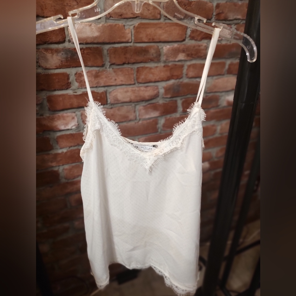 Very good condition lace trim Cami by ZABA